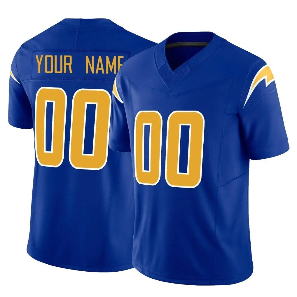 Choea Custom LA.Chargers Royal Limited Vapor F.U.S.E. Home Game Any Name & Numbers Stitched Jerseys
