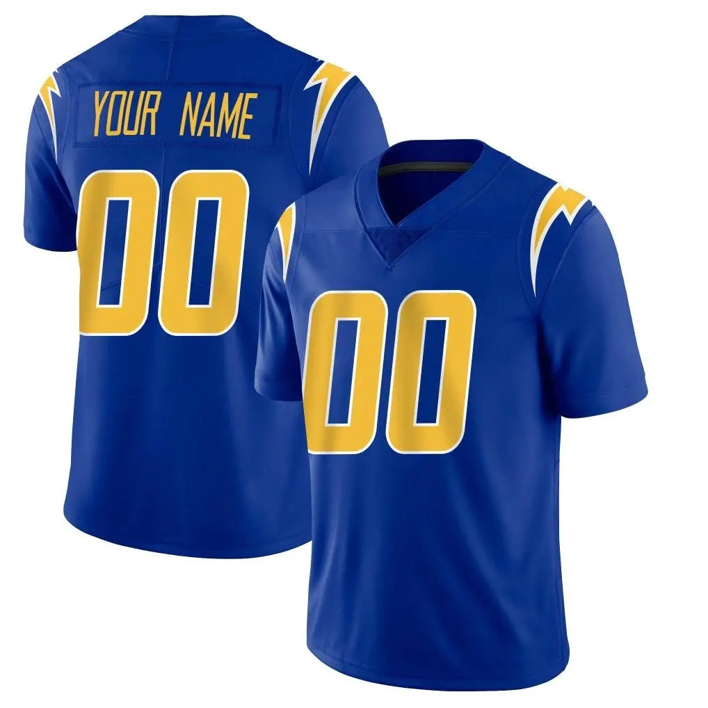 Choea Custom LA.Chargers Royal Limited Vapor Home Game Any Name & Numbers Stitched Jerseys