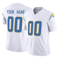 Choea Custom LA.Chargers White Limited Vapor F.U.S.E. Home Game Any Name & Numbers Stitched Jerseys