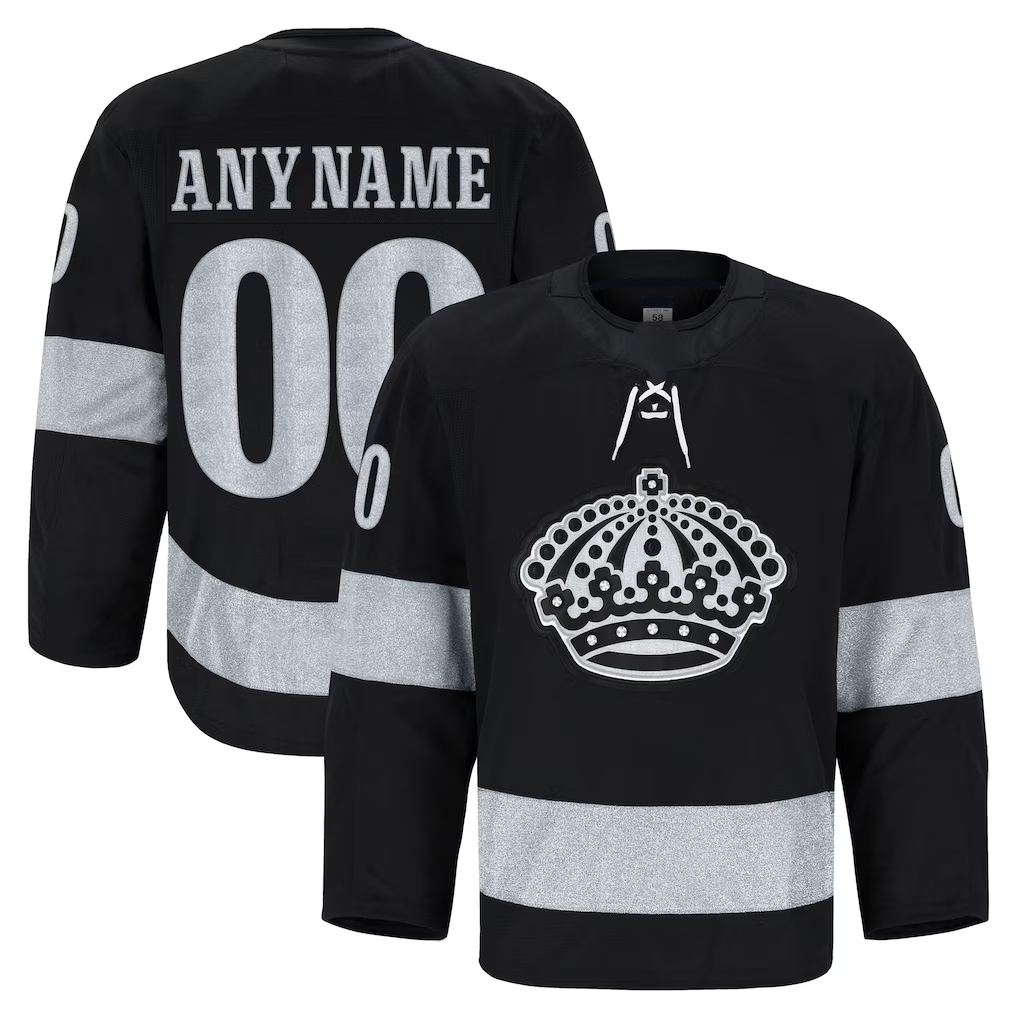 Choea Custom LA.Kings Black Alternate Authentic Pro Jerseys