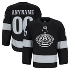 Choea Custom LA.Kings Black Alternate Authentic Pro Jerseys
