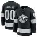 Choea Custom LA.Kings Black Alternate Premium Jerseys