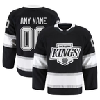 Choea Custom LA.Kings Black Home Authentic Pro Jerseys