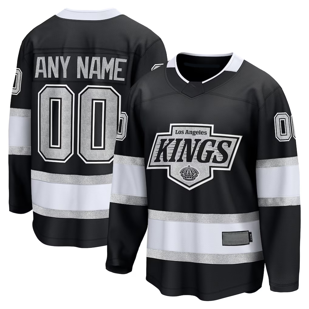 Choea Custom LA.Kings Black Home Breakaway Jerseys
