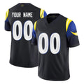 Choea Custom LA.Rams Black Midnight Rivalries Collection Limited Home Game Any Name & Numbers Stitched Jerseys