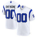 Choea Custom LA.Rams Fearsome White Home Game Any Name & Numbers Stitched Jerseys