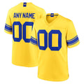 Choea Custom LA.Rams Gold Classic Sol Home Game Any Name & Numbers Stitched Jerseys