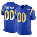 Choea Custom LA.Rams Royal Limited Vapor F.U.S.E. Home Game Any Name & Numbers Stitched Jerseys