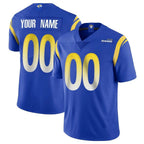 Choea Custom LA.Rams Royal Limited Vapor Untouchable Home Game Any Name & Numbers Stitched Jerseys