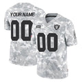 Choea Custom LV.Raiders Arctic Camo Salute To Service Limited Game Any Name & Numbers Stitched Jerseys