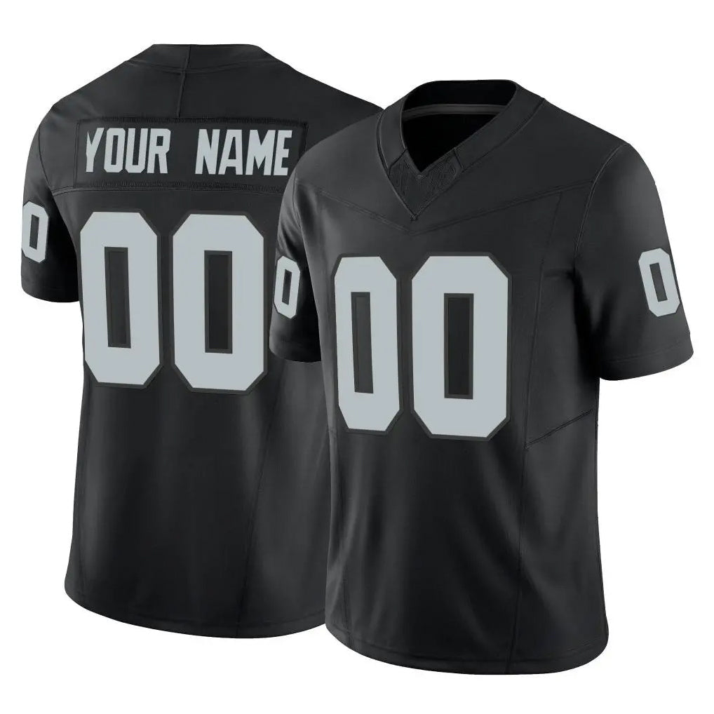 Choea Custom LV.Raiders Black Limited Vapor F.U.S.E. Home Game Any Name & Numbers Stitched Jerseys