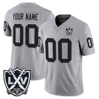 Choea Custom LV.Raiders Gray 2026 Vapor Limited Home Game Any Name & Numbers Stitched Jerseys