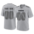 Choea Custom LV.Raiders Gray Atmosphere Fashion Limited Game Any Name & Numbers Stitched Jerseys