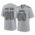 Choea Custom LV.Raiders Gray Atmosphere Fashion Limited Game Any Name & Numbers Stitched Jerseys