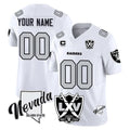 Choea Custom LV.Raiders White 2026 Vapor Limited 65th Anniversary Home Game Any Name & Numbers Stitched Jerseys