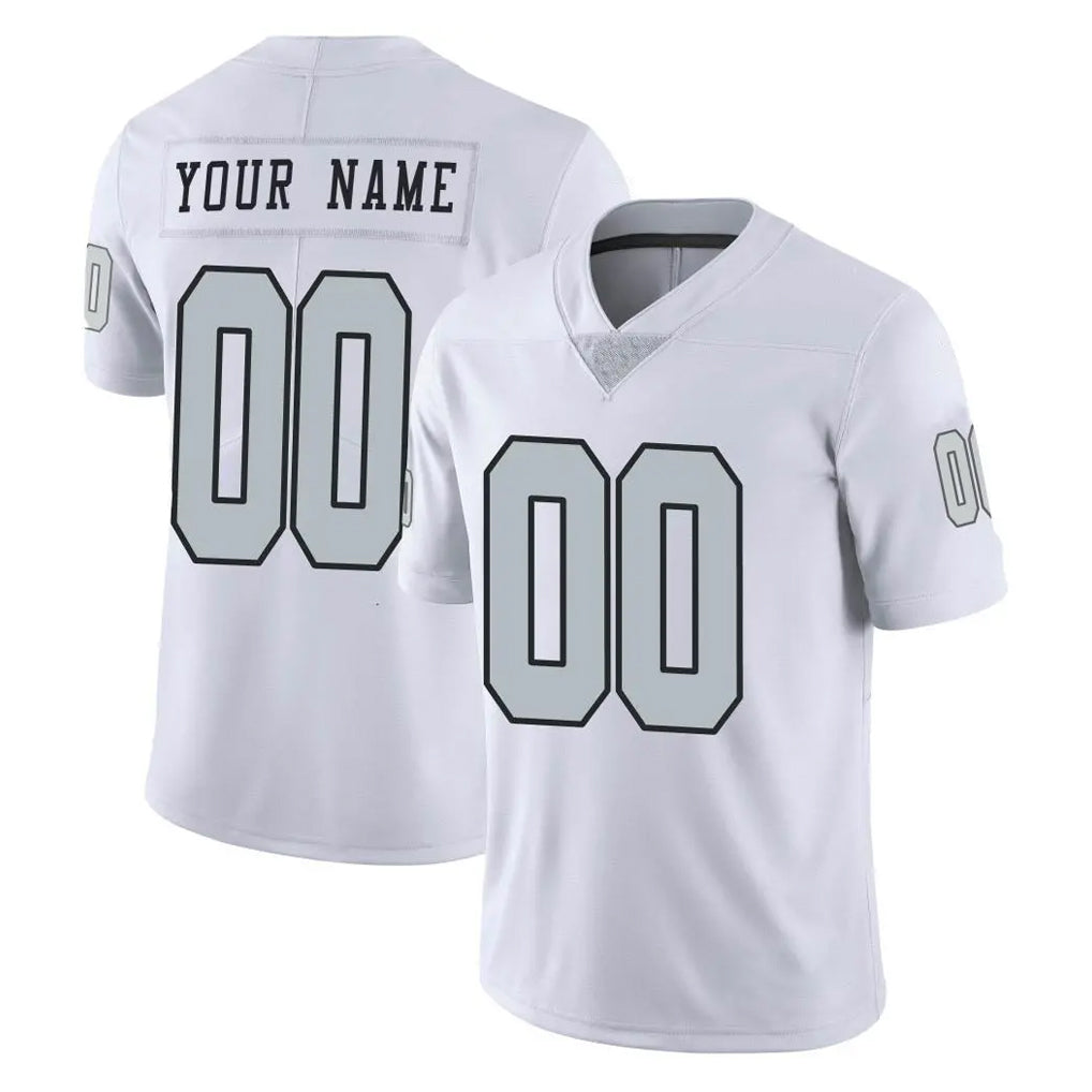 Choea Custom LV.Raiders White Limited Color Rush Home Game Any Name & Numbers Stitched Jerseys