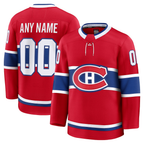 Choea Custom M.Canadiens Red Home Premium Jerseys