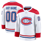 Choea Custom M.Canadiens White Away Premium Jerseys