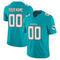 Choea Custom M.Dolphins Aqua Limited Vapor F.U.S.E. Home Game Any Name & Numbers Stitched Jerseys