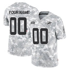 Choea Custom M.Dolphins Arctic Camo Salute To Service Limited Game Any Name & Numbers Stitched Jerseys