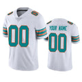 Choea Custom M.Dolphins White Limited Vapor Untouchable Home Game Any Name & Numbers Stitched Jerseys