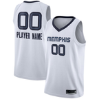 Choea Custom M.Grizzlies White 2020-2021 Swingman Stitched Jerseys - Association Edition