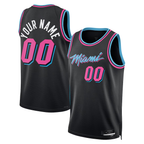 Choea Custom M.Heat Black 202526 City Edition Swingman Jerseys