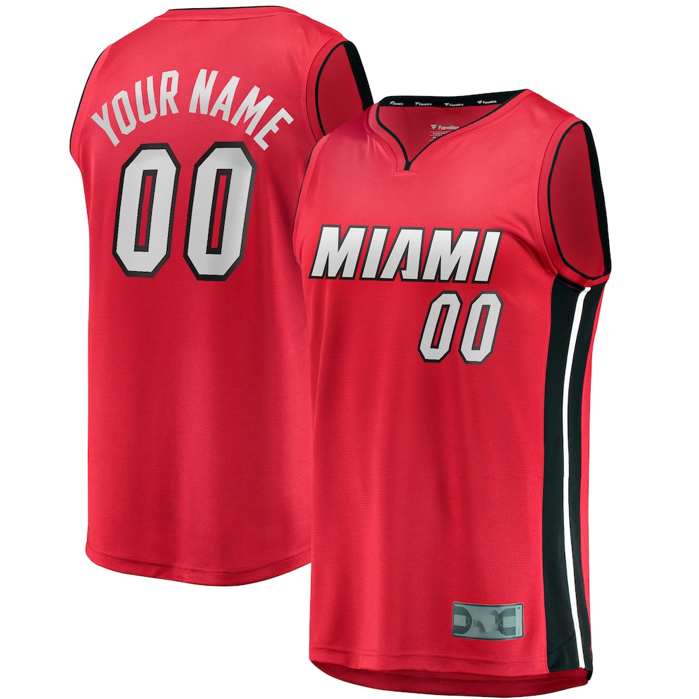 Choea Custom M.Heat Red Fast Break Jerseys - Statement Edition