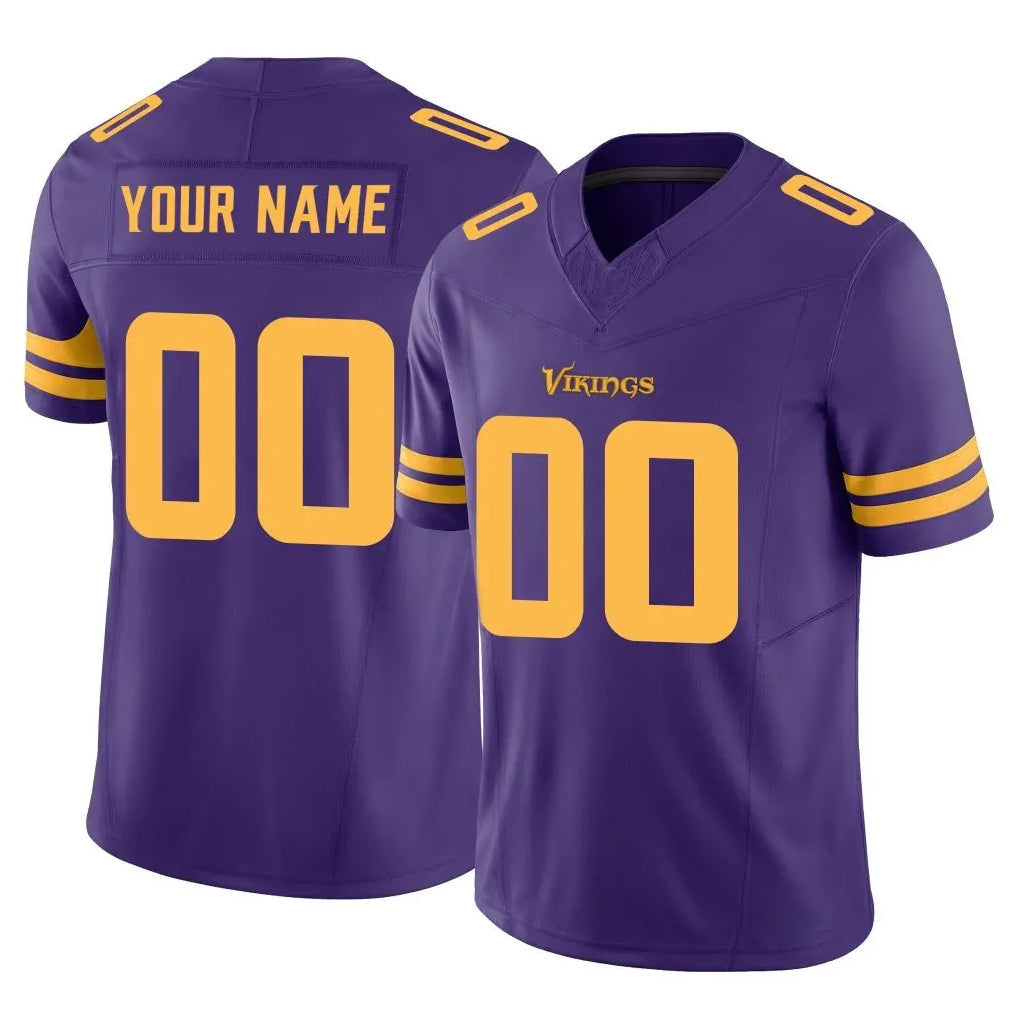 Choea Custom MN.Vikings Purple Limited Alternate Vapor F.U.S.E. Home Game Any Name & Numbers Stitched Jerseys