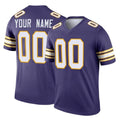 Choea Custom MN.Vikings Purple Limited Classic Home Game Any Name & Numbers Stitched Jerseys
