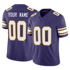 Choea Custom MN.Vikings Purple Limited Classic Vapor F.U.S.E. Home Game Any Name & Numbers Stitched Jerseys