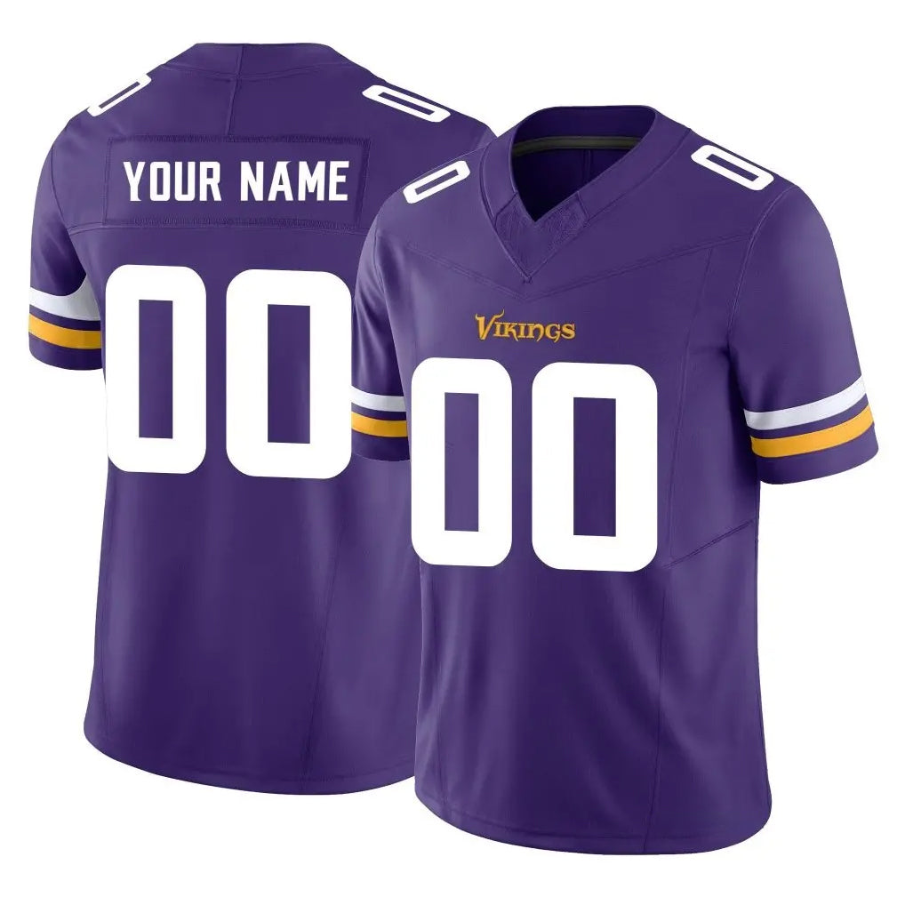 Choea Custom MN.Vikings Purple Limited Vapor F.U.S.E. Home Game Any Name & Numbers Stitched Jerseys