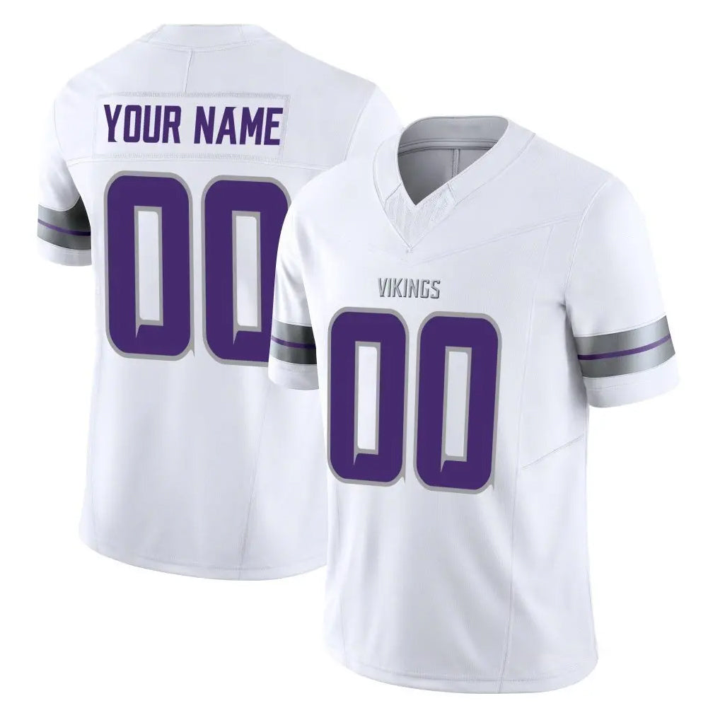 Choea Custom MN.Vikings White Limited Alternate Vapor F.U.S.E. Home Game Any Name & Numbers Stitched Jerseys