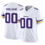 Choea Custom MN.Vikings White Limited Vapor F.U.S.E. Home Game Any Name & Numbers Stitched Jerseys