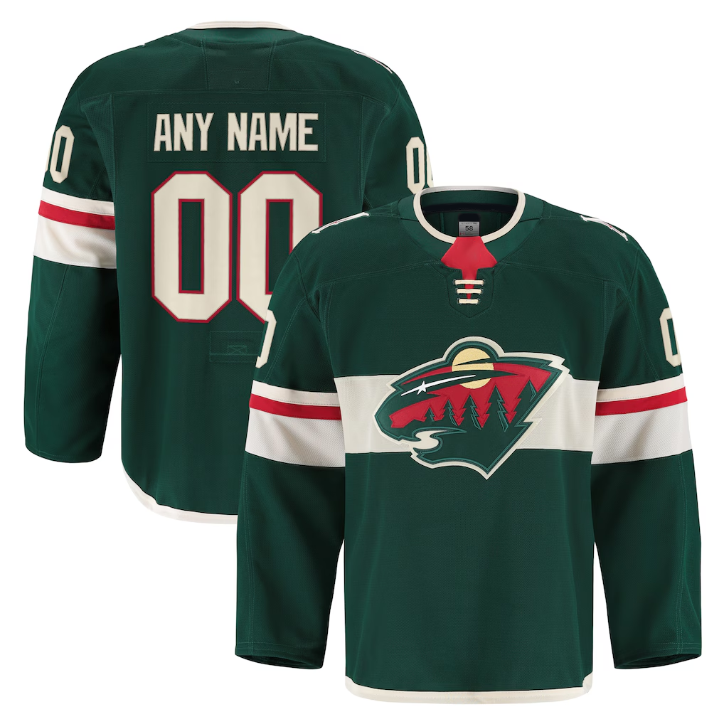 Choea Custom M.Wild Green Home Authentic Pro Jerseys