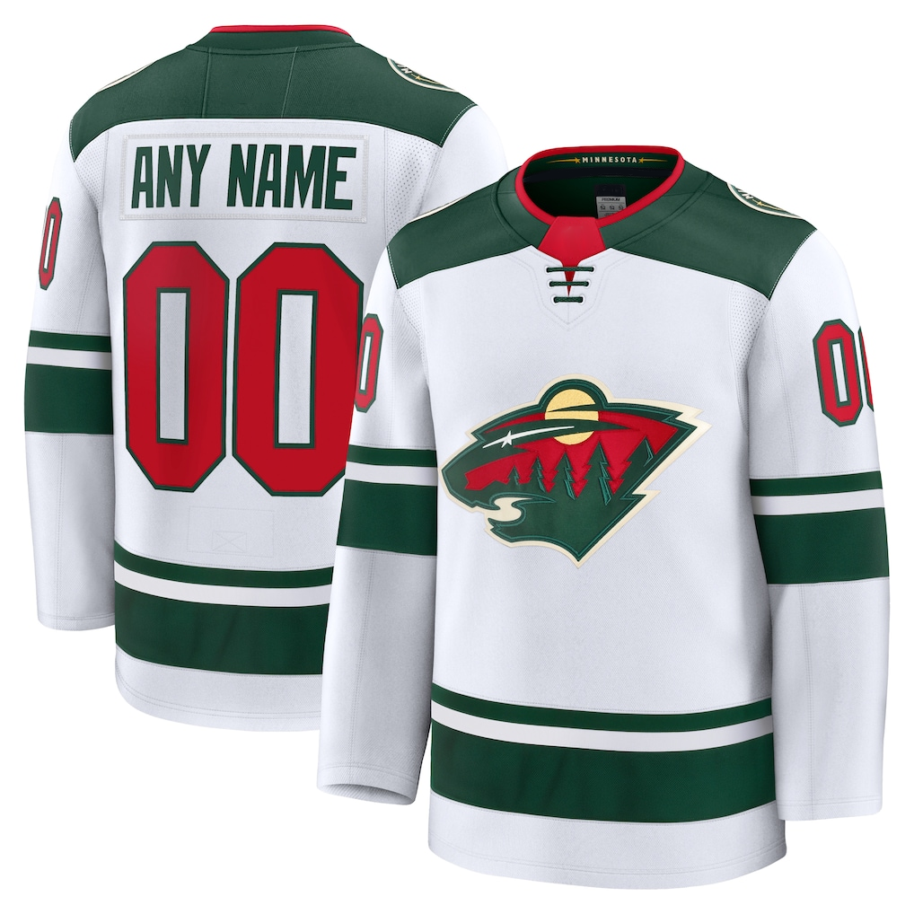 Choea Custom M.Wild White Away Premium Jerseys