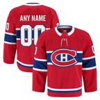 Choea Custom Montreal Canadiens Red Home Authentic Pro Jerseys