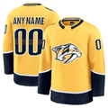 Choea Custom N.Predators Gold Home Premium Jerseys