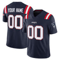Choea Custom NE.Patriots Navy Limited Vapor F.U.S.E. Home Game Any Name & Numbers Stitched Jerseys