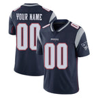 Choea Custom NE.Patriots Navy Limited Vapor Home Game Any Name & Numbers Stitched Jerseys
