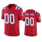 Choea Custom NE.Patriots Red Vapor Untouchable Home Game Any Name & Numbers Stitched Jerseys