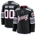 Choea Custom N.Jersey Devils Black Alternate Premium Jerseys