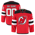 Choea Custom N.Jersey Devils Red Home Authentic Pro Jerseys