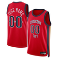 Choea Custom NO.Pelicans Jordan Brand Red Swingman Stitched Jerseys- Statement Edition