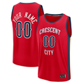 Choea Custom NO.Pelicans Red Fast Break Stitched Jerseys- Statement Edition
