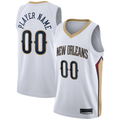 Choea Custom NO.Pelicans White 2020-2021 Swingman Stitched Jerseys- Association Edition