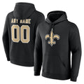 Choea Custom NO.Saints Black Pullover Hoodies Limited Any Name & Numbers Stitched Jerseys