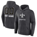 Choea Custom NO.Saints Gray Pullover Hoodies Limited Any Name & Numbers  Stitched Jerseys