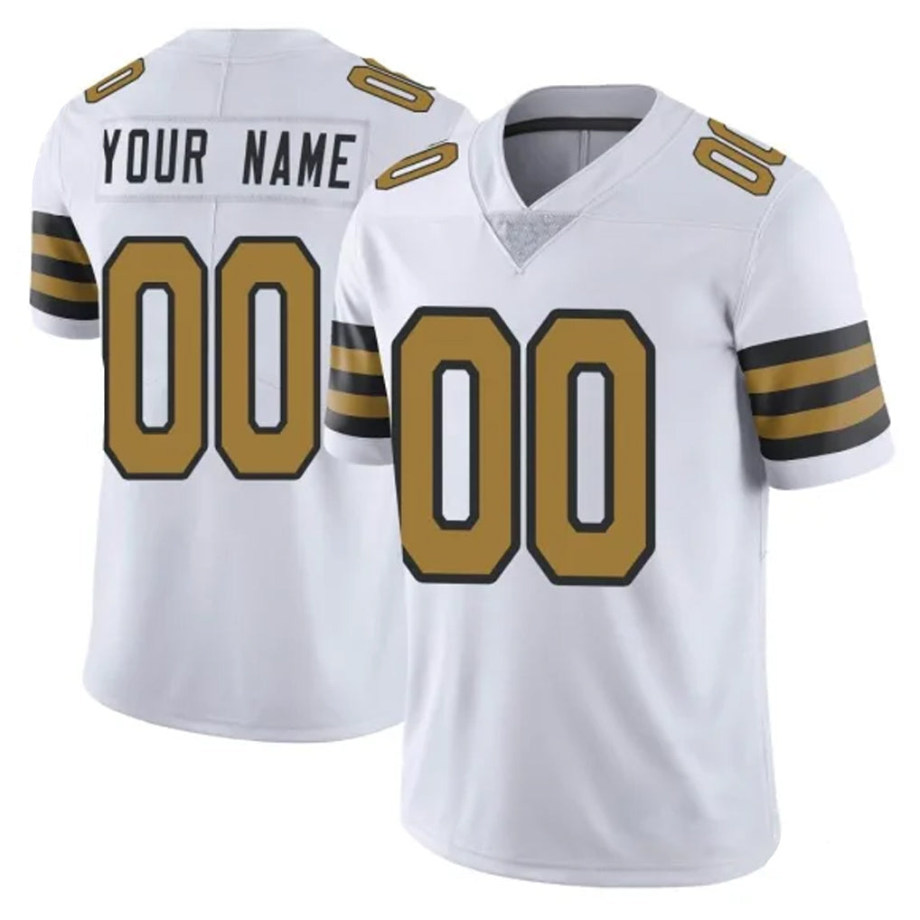 Choea Custom NO.Saints White Limited Color Rush Home Game Any Name & Numbers Stitched Jerseys