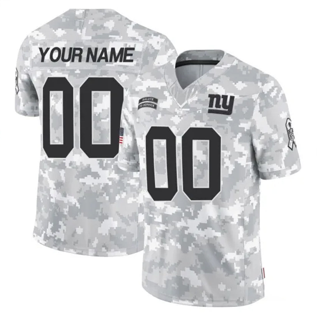 Choea Custom NY.Giants Arctic Camo Salute To Service Limited Game Any Name & Numbers Stitched Jerseys